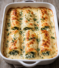 Cannellonis ricotta épinards